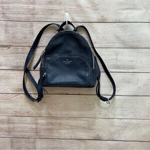 KATE SPADE‎ JACKSON MEDIUM BACKPACK IN NAVY BLUE LEATHER